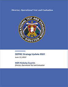 Cover image of DOT&E Strategy Update 2022