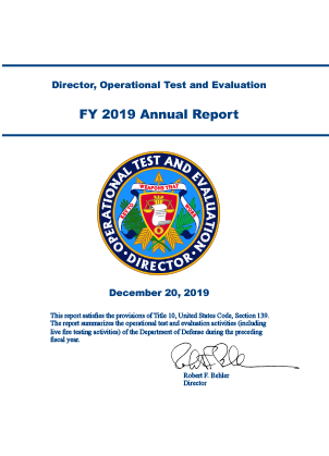 FY 2019 Annual Report Cover